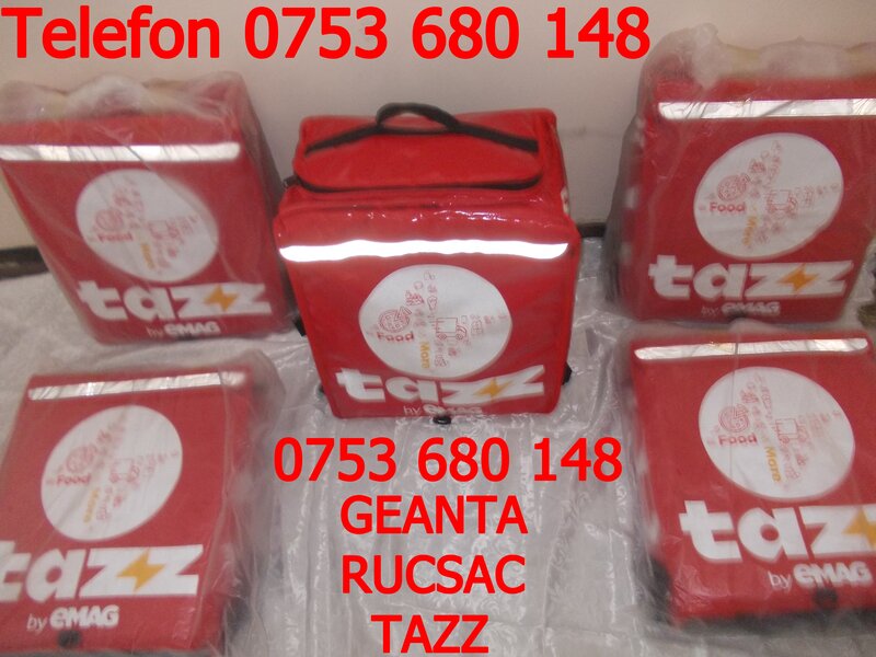 Geanta noua Tazz extensibila rucsac util si pt Bolt Food Glovo Wolt Bringo